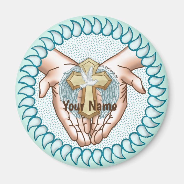 Christlicher Heiliger Geist Magnet (Vorne)