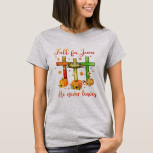 Christlicher Herbst für Jesus, den er nie Verlass T-Shirt