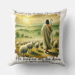 Christlicher Inspirationsfürst ist mein Hirte Kissen