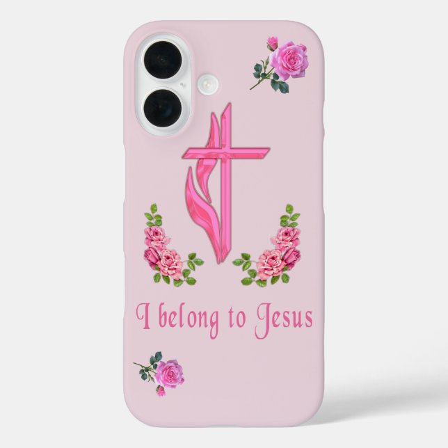 Christlicher Jesus iPhone 16 Hülle (Rückseite)