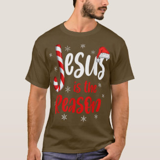 Christlicher Jesus ist der Grund, dass Candy Cane T-Shirt