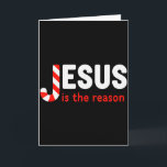 Christlicher Jesus ist der Grund für die Saison Ch Karte<br><div class="desc">Christlicher Jesus ist der Grund für die Saison Weihnachtsbonbons</div>