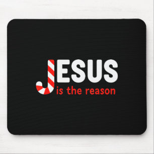 Christlicher Jesus ist der Grund für die Weihnacht Mousepad