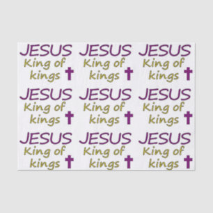 Christlicher Jesus-König von Königen Seidenpapier