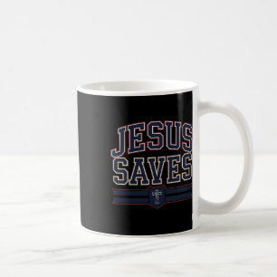 Christlicher Jesus rettet Bro Hockey Jugend Junge Kaffeetasse