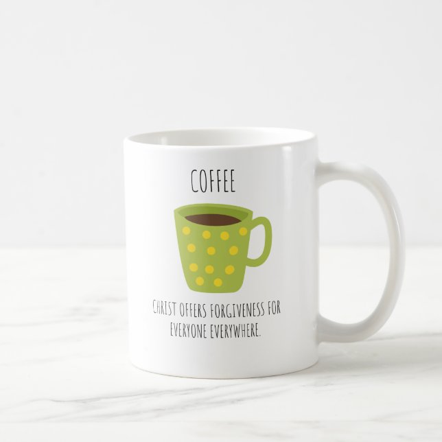 Christlicher Kaffee Kaffeetasse (Rechts)