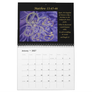 Christlicher Kalender Bibel Kunstwerk