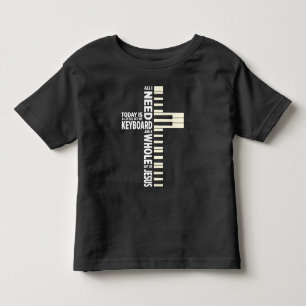 Christlicher Keyboard-Musiker Jesus Lover Band Kleinkind T-shirt