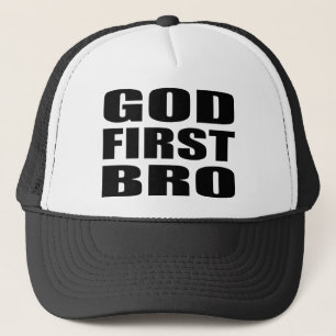 Christlicher Kleid-GOTT ERSTES BRO Truckerkappe