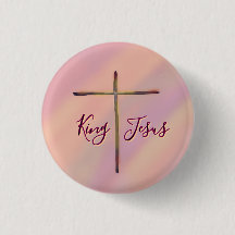 Christlicher König Jesus mit Kreuz