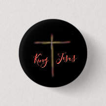 Christlicher König Jesus mit Kreuz
