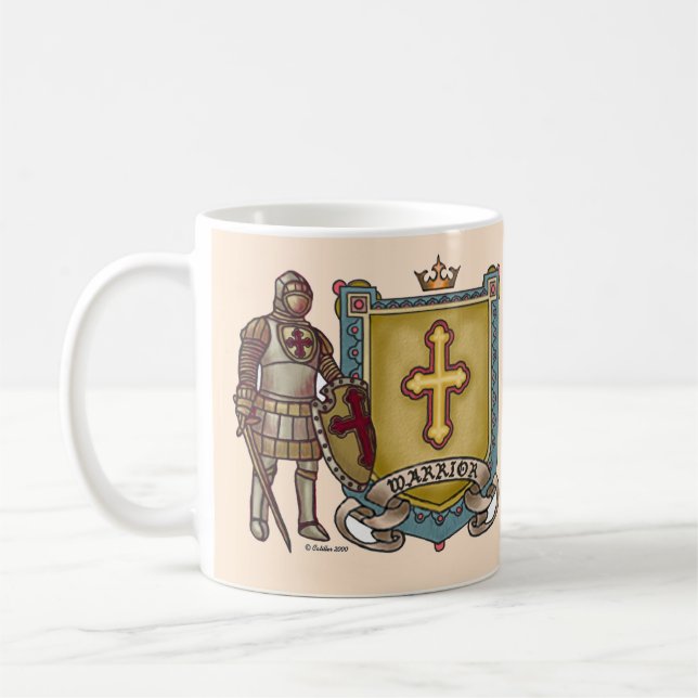 Christlicher Krieg für Gott Kaffeetasse (Links)