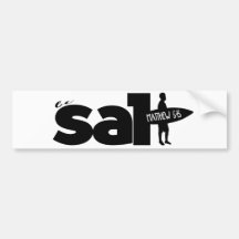 christlicher Logo"seien Sie Salz" Autoaufkleber