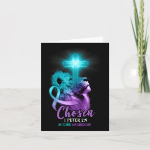Christlicher Löwenkreuz Religiöse Bibelverse Selbs Karte