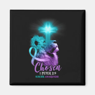 Christlicher Löwenkreuz Religiöse Bibelverse Selbs Magnet