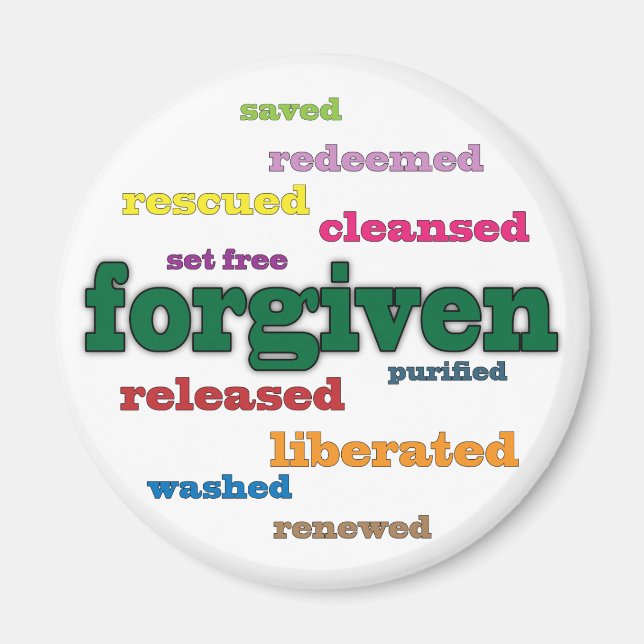 Christlicher Magnet: Forgivien Magnet (Vorne)