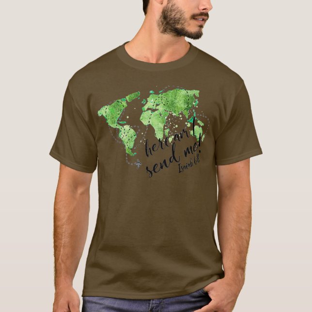 Christlicher Missionspilot für die Luftfahrt Isaia T-Shirt (Vorderseite)