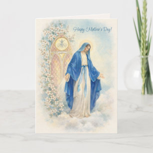 Christlicher Muttertag Hartriegel Blumen Mary Karte