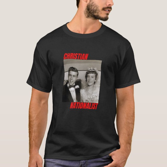 Christlicher nationalistischer Konservativer Chris T-Shirt (Vorderseite)