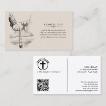Christlicher Pastor | Bibelvers von David und Goli