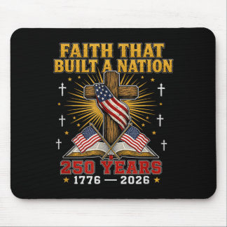 Christlicher Patriot 250 Jahre Amerika Glaube 1776 Mousepad