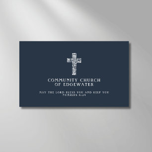 Christlicher Pfarrer der Kirche Zeitgenössische Kr Visitenkarte