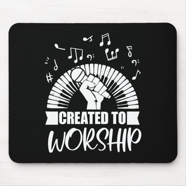 Christlicher Pianist, der Geschenke für Mousepad (Vorne)