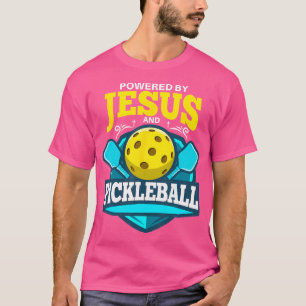 Christlicher Pickleball Jesus Religious Pickleball T-Shirt