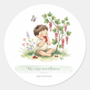 Christlicher Psalm 23:5 Aufkleber – Mein Becher fl