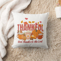 Christlicher Pumpkin THANKFUL Erntedank