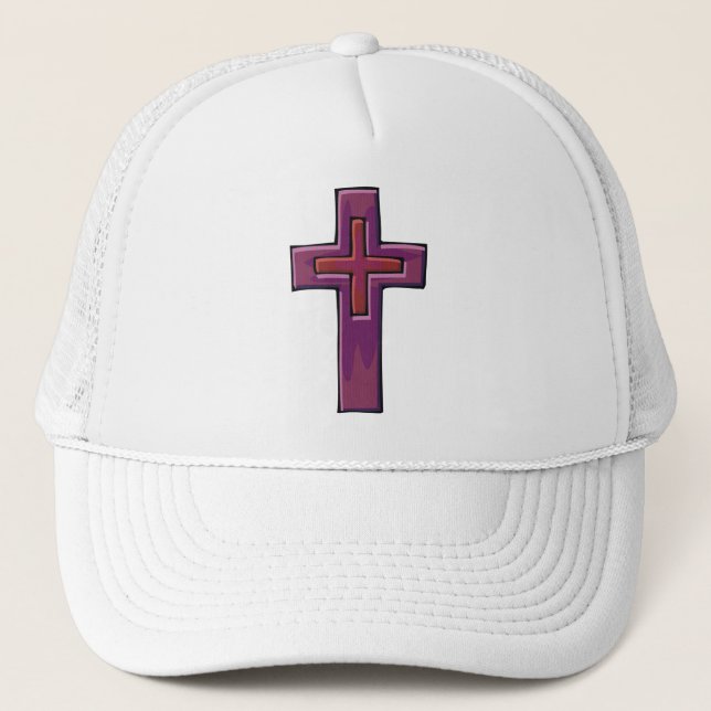 Christlicher Querhut Truckerkappe (Vorderseite)