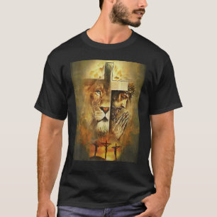 Christlicher religiöser Jesus der Löwe des Judah-K T-Shirt
