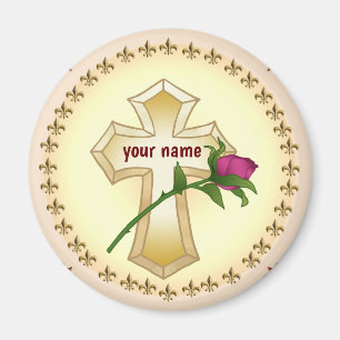 Christlicher Rose-Magnet Magnet