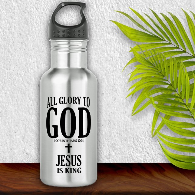 Christlicher Ruhm Edelstahlflasche (Von Creator hochgeladen)