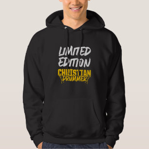 Christlicher Schlagzeuger Kirchenanbetung Schlagze Hoodie