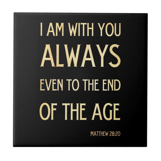 Christlicher schriftmäßiger Bibel-Vers - Fliese (Vorderseite)