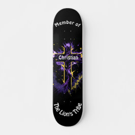 Christlicher Skater Personalisiertes Mitglied der  Skateboard