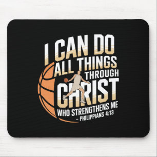 Christlicher Skettelplayer, den ich alle Dinge mac Mousepad