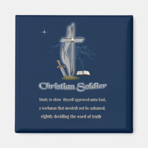 Christlicher Soldat Magnet