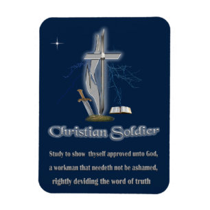 Christlicher Soldat Magnet