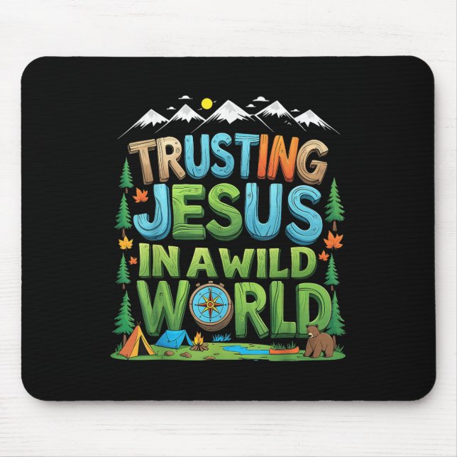 Christlicher Sommer True North Vbs 2025 Trusting J Mousepad (Vorne)