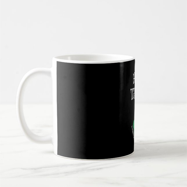 Christlicher St Patricks Day - Kleeblatt Dreifalti Kaffeetasse (Links)