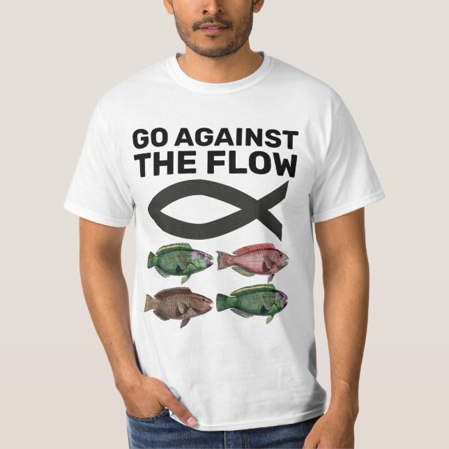 CHRISTLICHER T - Shirt GEGEN DIE T - Shirt DES FLU (Vorderseite)
