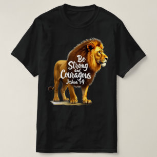 Christlicher T - Shirt   Seien Sie stark und mutig
