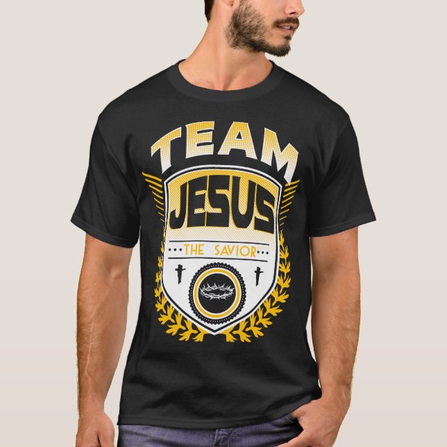Christlicher T - Shirt: Team Jesus T-Shirt (Vorderseite)