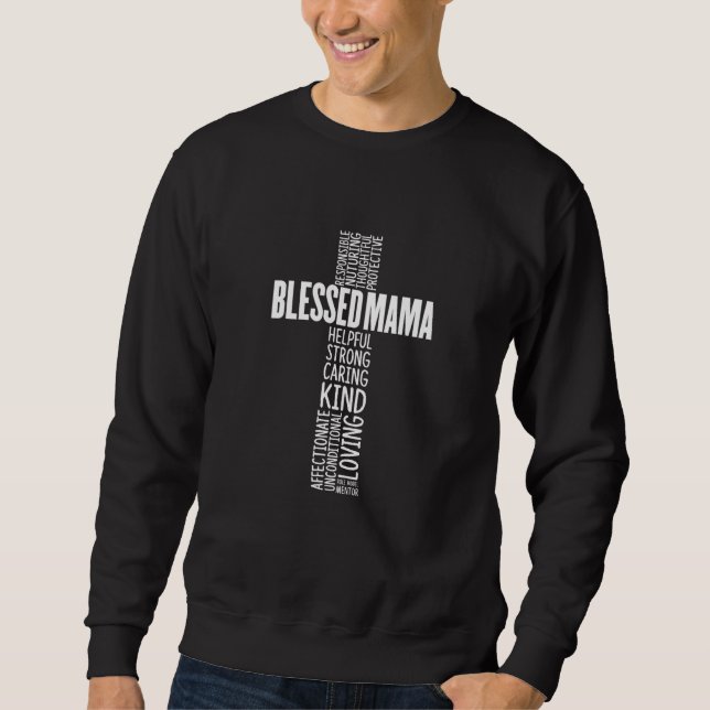 Christlicher Tag der Mama Mama Sweatshirt (Vorderseite)