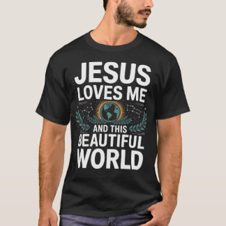Christlicher Umweltschützer Klimawandel Erde T-Shirt