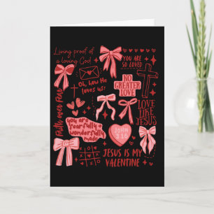 Christlicher Valentinstag Jesus ist mein Valentins Karte