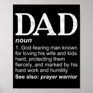 Christlicher Vater Definition Vatertag Vater Poster