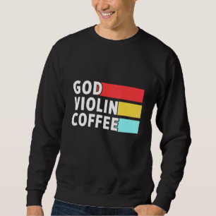 Christlicher Violinist Church Worship Violin Playe Sweatshirt